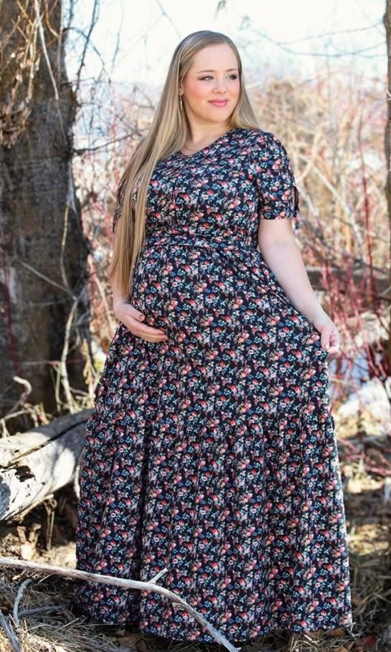 Super Cute Dresses by Ringger L nursing Saffron sunset Hinterland maxi dress